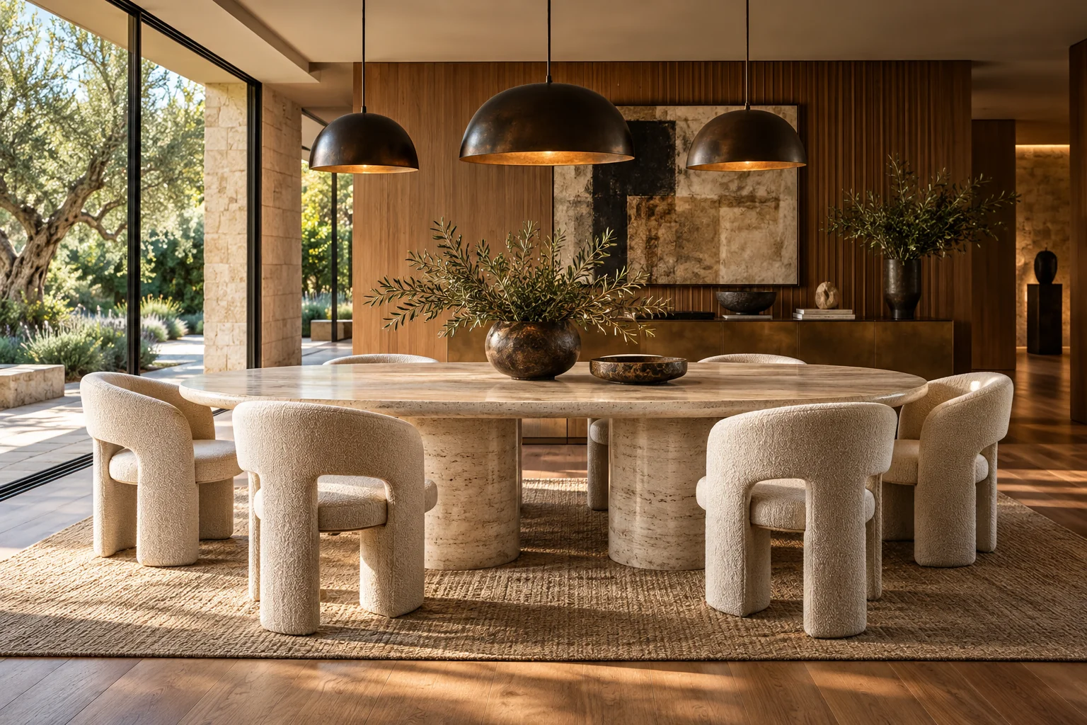 Stone surface and interior details for commercial and trade